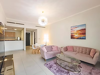 شقة فاخرة بغرفة نوم واحدة مع أناقة عصرية