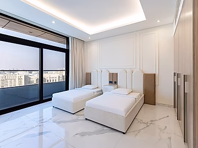 العيش الفاخر | شقة رائعة مكونة من غرفتي نوم مع إطلالة على البحر