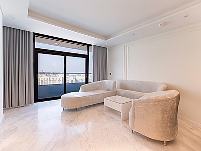 العيش الفاخر | شقة رائعة مكونة من غرفتي نوم مع إطلالة على البحر