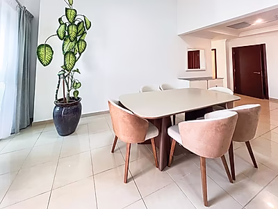 شقة مفروشة بالكامل بغرفتي نوم مع فواتير مشمولة