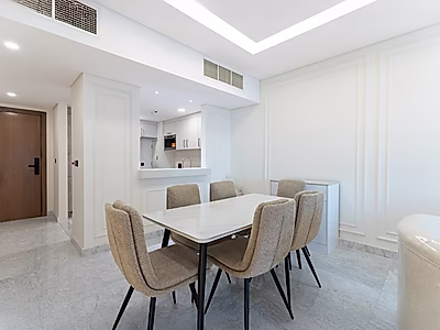 شقة فاخرة بغرفتين تشطيب رائع