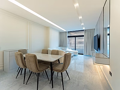 شقة فاخرة بغرفتين تشطيب رائع