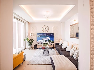 LUXURY 2-BEDROOM IN VIVA BAHRIYA | SPACIOUS BALCONY | WATERFRONT