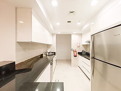 إطلالة مذهلة على المارينا | شقة مفروشة بغرفة نوم واحدة | المتحدة