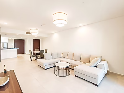 إطلالة مذهلة على المارينا | شقة مفروشة بغرفة نوم واحدة | المتحدة