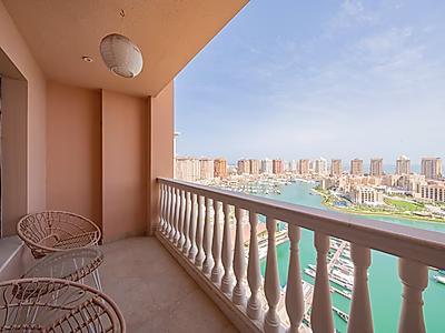 Exclusive Deal: 2BR Marina View | Best in Porto Arabia | Fully Upgraded