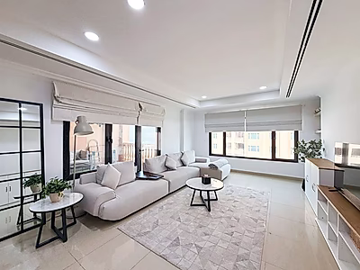 1BR+OFFICE CONVERTED INTO 2BR | HIGH FLOOR | PARTIAL MARINA & SEA VIEWS | PORTO ARABIA