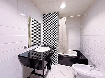 1BR+OFFICE CONVERTED INTO 2BR | HIGH FLOOR | PARTIAL MARINA & SEA VIEWS | PORTO ARABIA