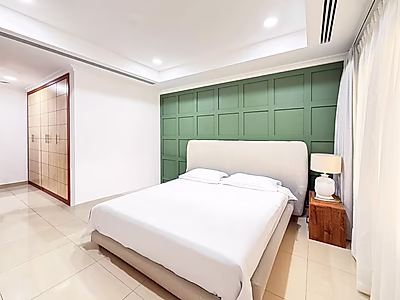 1BR+OFFICE CONVERTED INTO 2BR | HIGH FLOOR | PARTIAL MARINA & SEA VIEWS | PORTO ARABIA