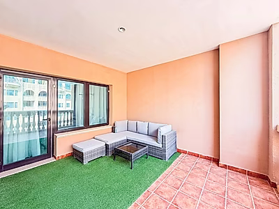 1BR+OFFICE CONVERTED INTO 2BR | HIGH FLOOR | PARTIAL MARINA & SEA VIEWS | PORTO ARABIA