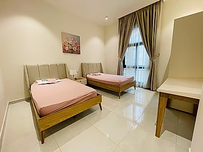 Luxury 2BR Fully Furnished | Pool & BBQ | Close to Lusail Marina