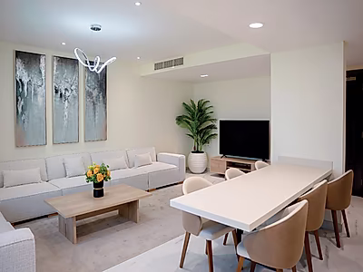 شقة فاخرة وجديدة 3 غرف نوم | قرية جياردينو