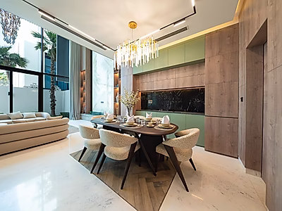 فيلا عصرية | ٥ غرف نوم + خادمة + سائق + مخزن | مفروشة بالكامل | سند ملكية جاهز