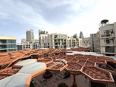 شقة فاخرة غرفتين + غرفة خادمة | كريستال ريزيدنس – جزيرة جيوان | إطلالة بحرية | تشطيبات فاخرة جداً