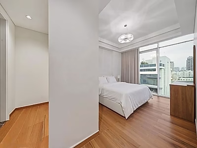 شقة أنيقة بغرفة نوم واحدة بتشطيبات فاخرة