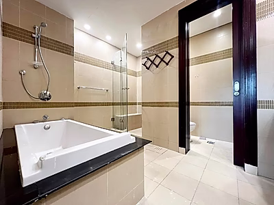 تاون هاوس من غرفتي نوم مفروش بالكامل مع شرفة خاصة مغطاة | بورتو أرابيا