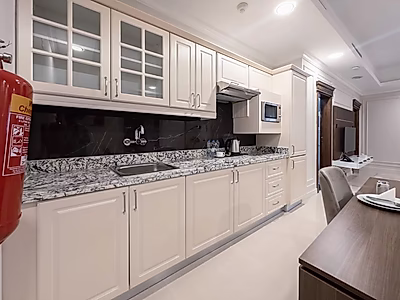 شقة مخدومة مؤثثة بالكامل من غرفة نوم واحدة في المطار القديم