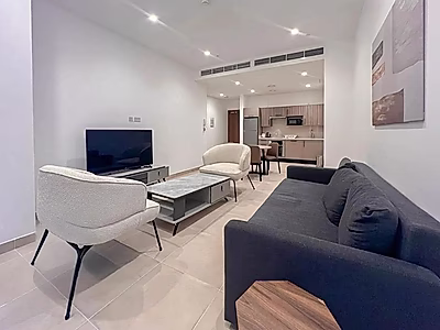 شقة أنيقة بغرفة نوم واحدة مع لمسة فاخرة