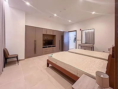 شقة أنيقة بغرفة نوم واحدة مع لمسة فاخرة