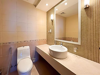 شقة 3 غرف نوم مفروشة في خليج الغرب | تشمل الخدمات