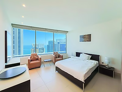 شقة 3 غرف نوم مفروشة في خليج الغرب | تشمل الخدمات