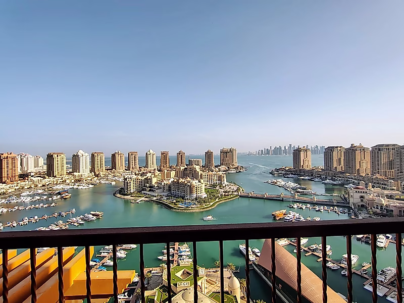 Exquisite 4BR+Maid Penthouse With Panoramic Views In Porto Arabia - The Pearl - Photo 11