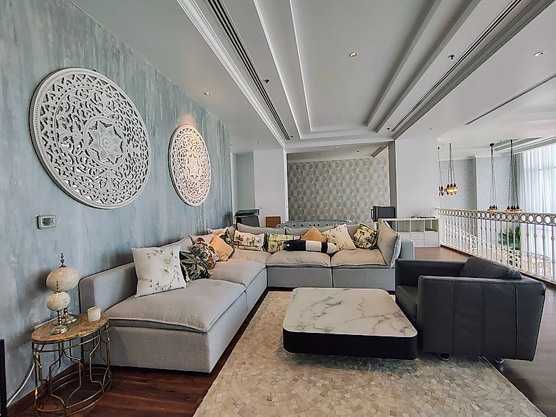 Exquisite 4BR+Maid Penthouse With Panoramic Views In Porto Arabia - The Pearl - Photo 12