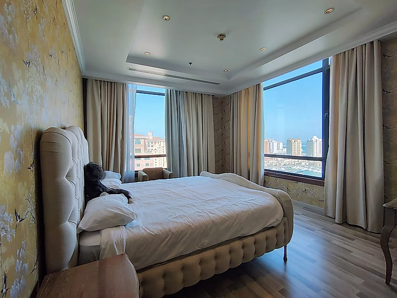 Exquisite 4BR+Maid Penthouse With Panoramic Views In Porto Arabia - The Pearl - Photo 17