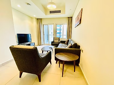 Fully Furnished 2BR Apartment in Lusail Marina | Balcony | Prime Location Near Malls