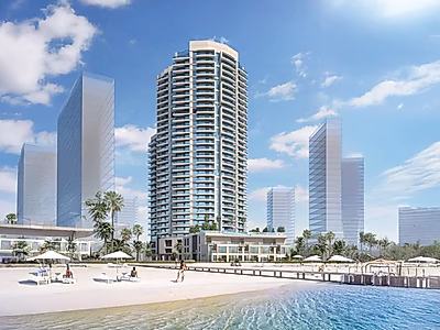 شقة من غرفتي نوم | إطلالة على البحر والمدينة | واجهة لوسيل البحرية