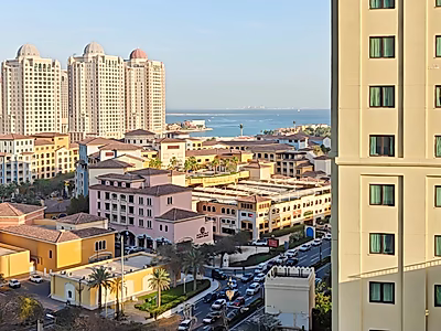 شقة غرفة نوم واحدة واسعة مع شرفة في برج مميز في بورتو أرابيا