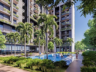 Corner 2-Bedroom Residence | Fully Finished | Prime Living in Lusail