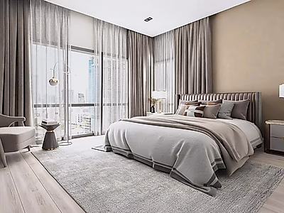 Elevated Corner 2-Bedroom | Higher Floor | Bright Living in Lusail