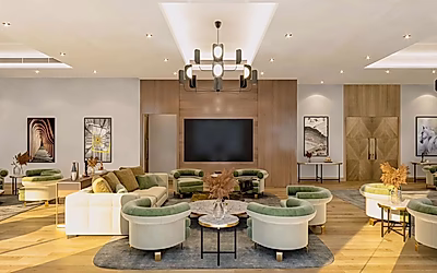 Elevated Corner 2-Bedroom | Higher Floor | Bright Living in Lusail