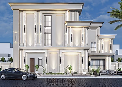 فيلا عصرية فاخرة | أرضي + أول + بنتهاوس | موقع مميز في لوسيل