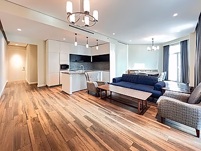 شقة مؤثثة بالكامل بغرفتي نوم في اللؤلؤة