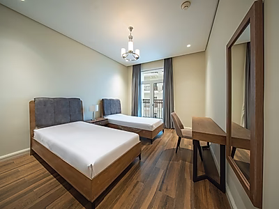 إقامة أنيقة بغرفتين | أناقة لا مثيل لها