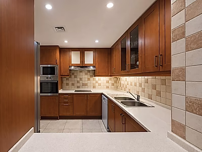 العيش الأنيق | شقة دافئة من غرفتي نوم مفروشة بالكامل | تشطيبات فاخرة