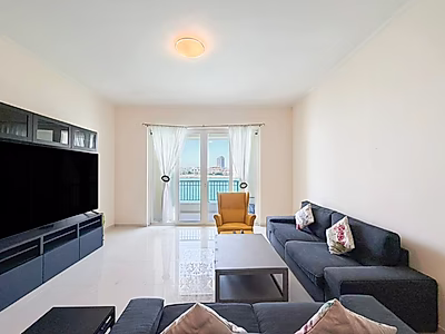 SEA VIEW | FURNISHED 2 BEDROOM TOWNHOUSE | VIVA BAHRIYA | THE PEARL