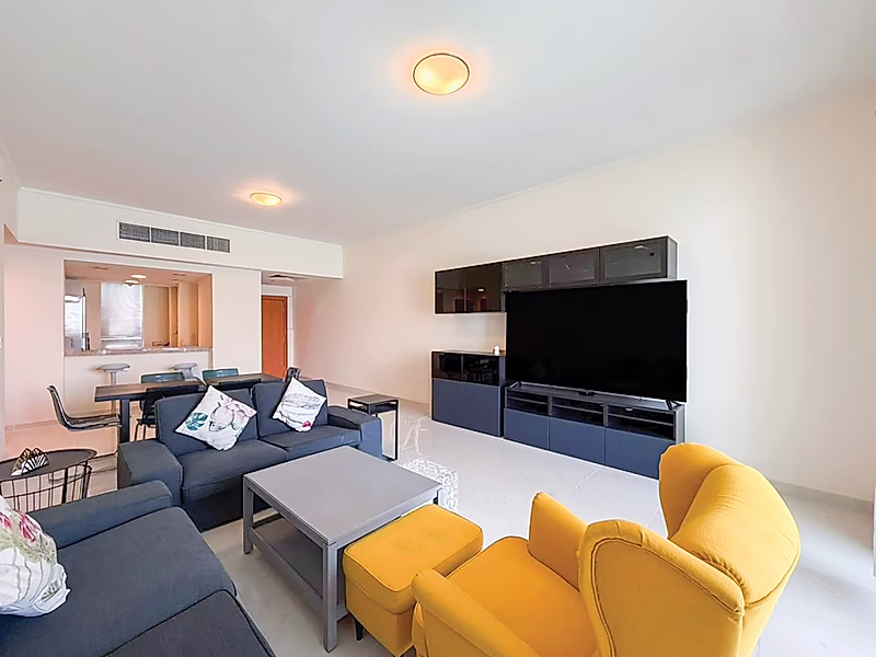 SEA VIEW | FURNISHED 2 BEDROOM TOWNHOUSE | VIVA BAHRIYA | THE PEARL - Photo 4