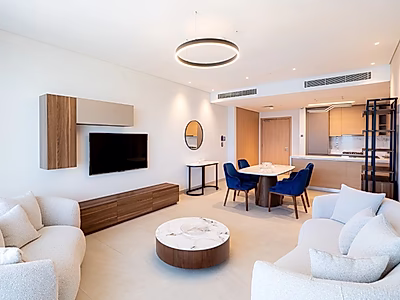 Luxurious 2BR + Maid Apartment with Stunning Sea View | Including utilities