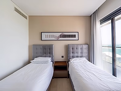 Luxurious 2BR + Maid Apartment with Stunning Sea View | Including utilities