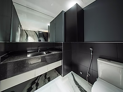 Sophisticated 1+Office with Contemporary Interiors | High Floor | The Pearl