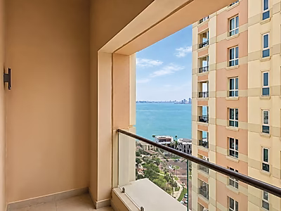 استوديو مفروش بالكامل | برج المتحدة | معيشة فاخرة في اللؤلؤة