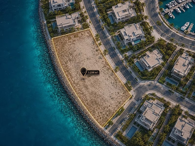 Prime Waterfront Land in Qateifan Island - Photo 3