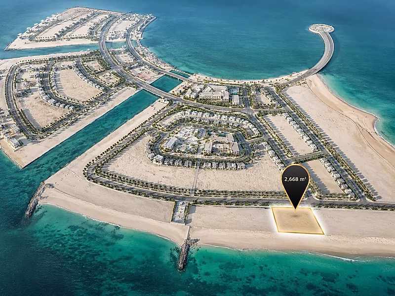  أرض على الواجهة البحرية | قطيفان الجنوبية 3، لوسيل | 2,667 م² - Photo 1