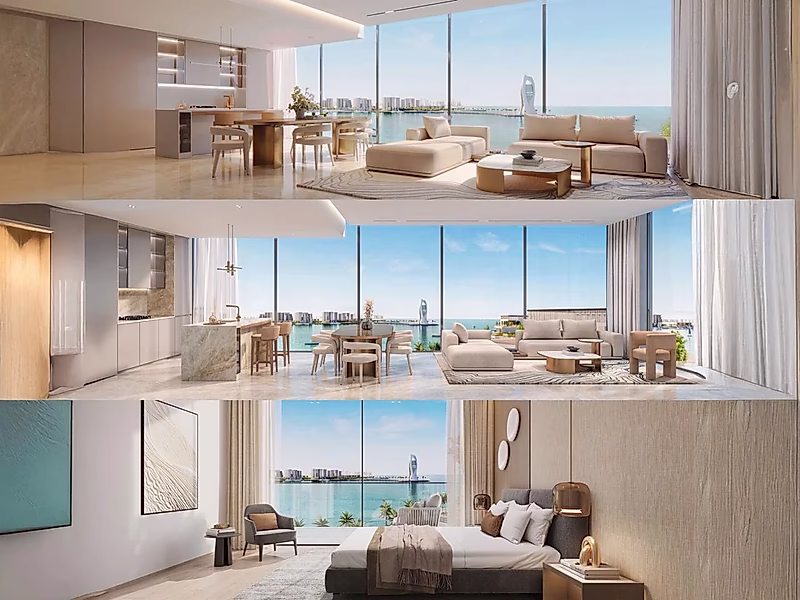 Ultra-Luxury Waterfront Living | 3-BHK + Maid Residence with Full Sea View in Elie Saab Branded Residences - Photo 9