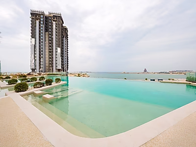 LUXURY BEACHFRONT TOWNHOUSE | BRAND NEW 2BR+MAID IN LUSAIL