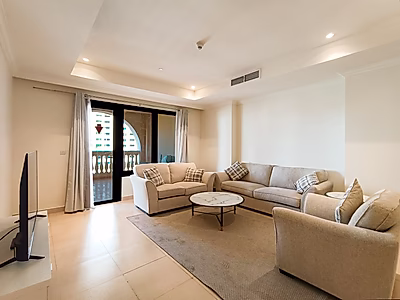 Premium Furnished 1BR with Balcony | Porto Arabia