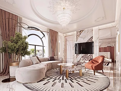 Ultra-Exclusive Mansion Living with Grand Interiors and Expansive Layout